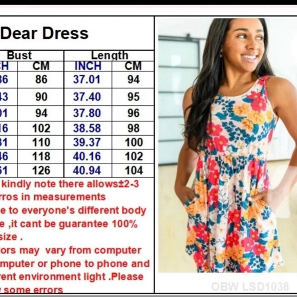 Shirley & Stone Dear Dress floral rainbow - Picture 4 of 8